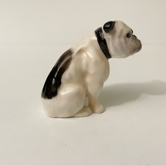 Vintage Royal Doulton K1 Porcelain Sitting English Bulldog Figurine Hand Painted - Picture 6 of 10